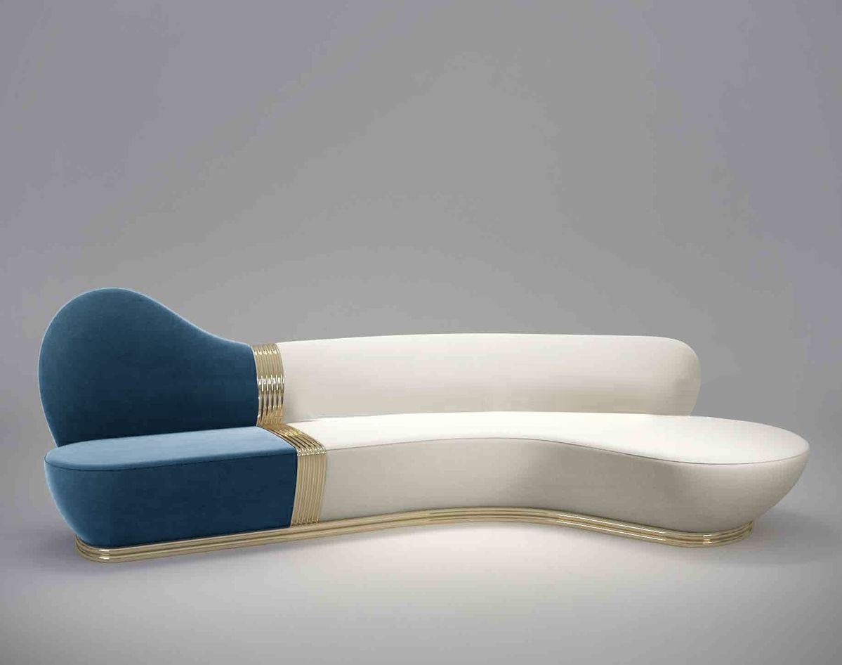 Sofa Egg Pod Shape avant-garde inox – MMD Interior